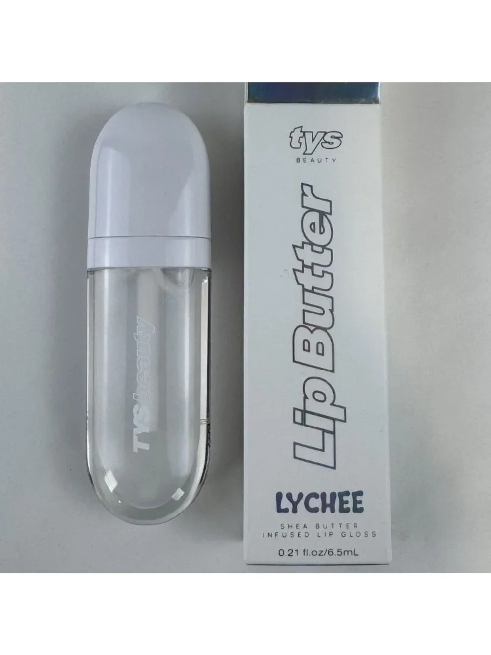 TYS Beauty Lychee Lip Butter Shea Butter Infused Lip Gloss .21 Fl Oz / 6.5mL NEW